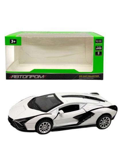 Машинка металева ". LAMBORGINI VIENO" (БІЛА) АВТОПРОМ (369728815)