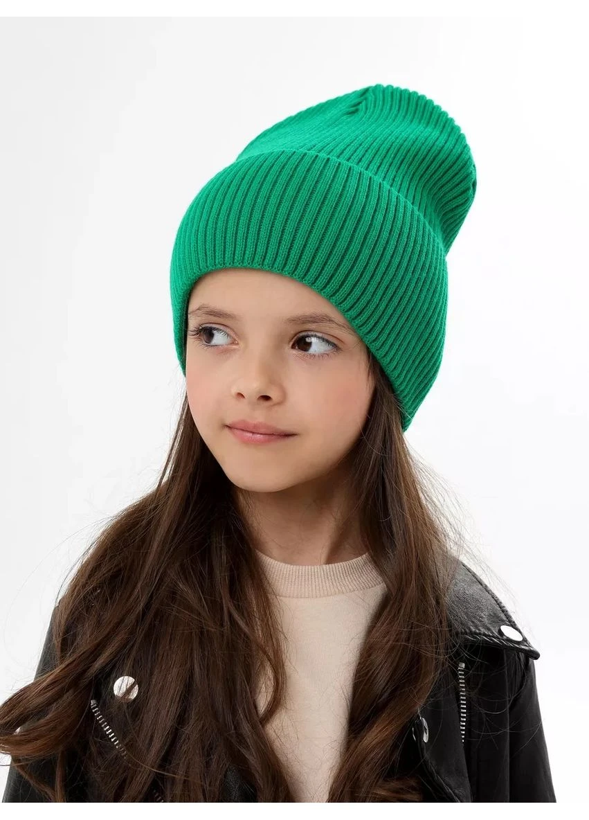 Молодежная зимняя шапка бини на флисе - Эмма No Brand Шапка біні Емма (339768280)