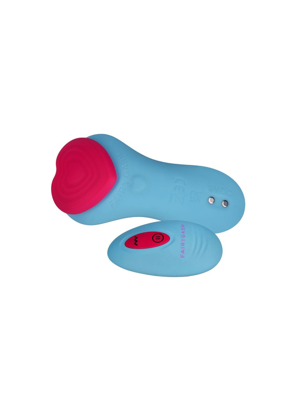 Вібратор у трусики HeartGem blue, на магніті, пульт ДК FairyGasm (335388199)