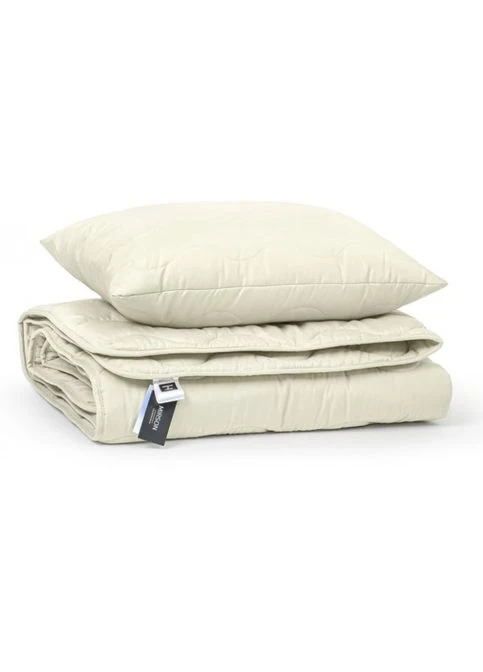 Ковдра Набір бавовняний №1707 Eco Light Creamy Ковдра 140х205 + под (2200002656214) Mirson Набор хлопковый 1707 Eco Light Creamy Одеяло 140х (379099029)