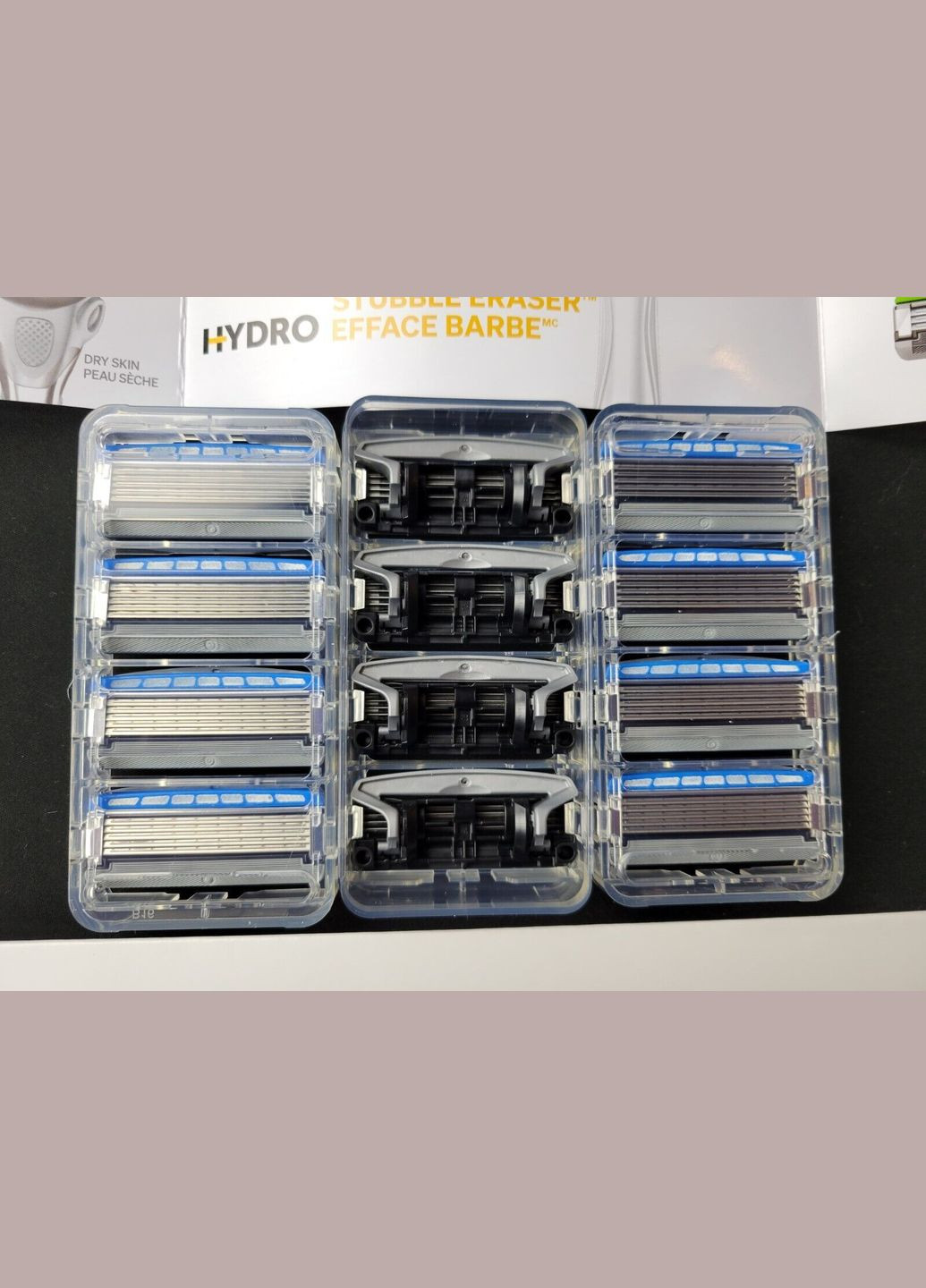 Сменные картриджи для бритвы Hydro Sense Dry Skin для сухой кожи (12 шт) Schick (278773464)