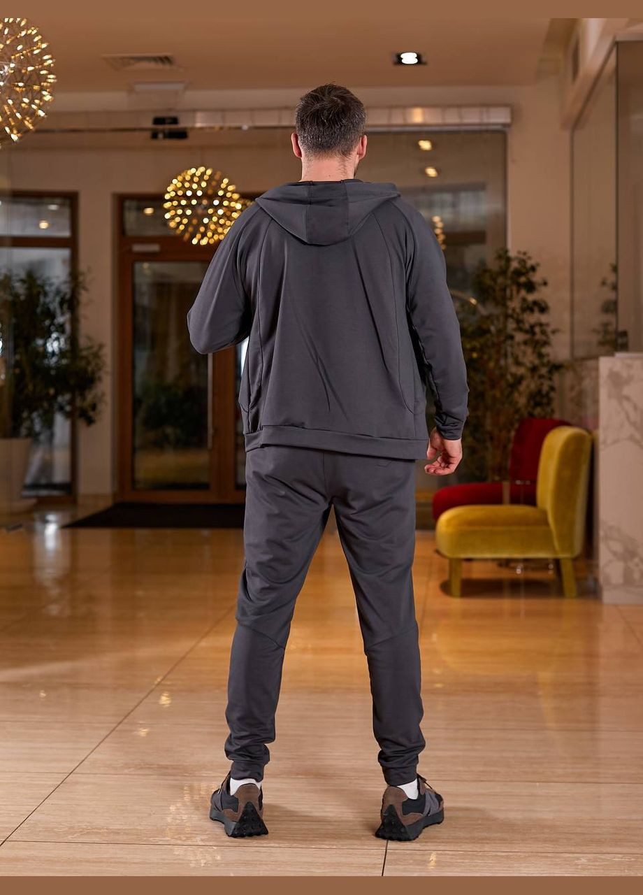 Мужской спортивный костюм цвет черный New Trend (304649667)