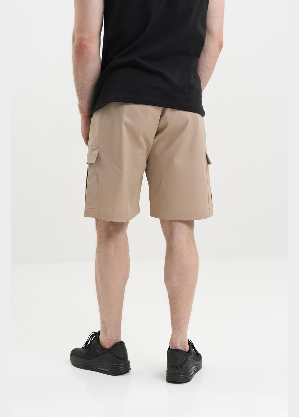 Шорти карго чоловічі Великого Розміру стрейч-котон з кишенями літо, пісочний No Brand (340108459)