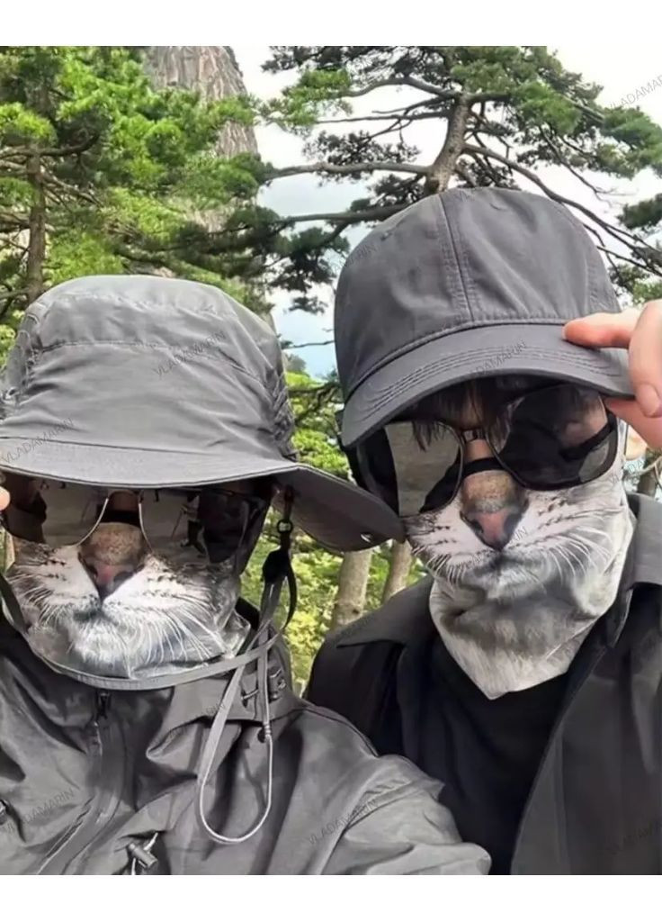 Реалістична маска Рижий Кіт із 3D-друком,балаклава повнолицева з мікрофібри,прикол No Brand (368695228)