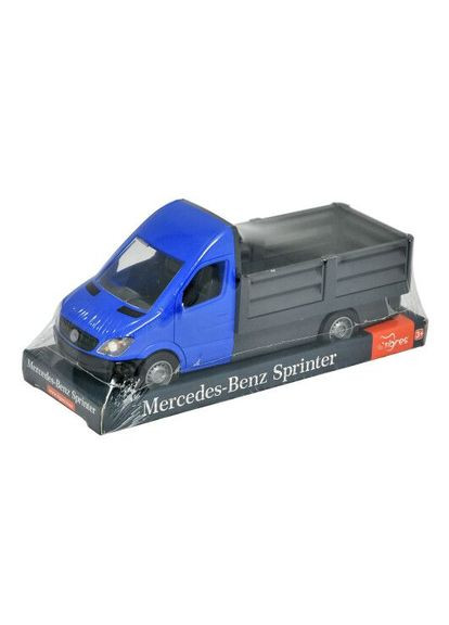 Іграшка дитяча Tigres Mercedes-Benz Sprinter бортовий на планшетці 1:24 синій (39666) Тигрес (365545084)