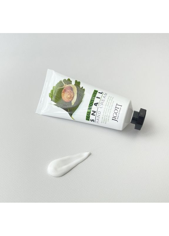 Jigott Крем для рук Real Moisture Snail Hand Cream, 100 мл — Крем, Південна Корея (368893947)