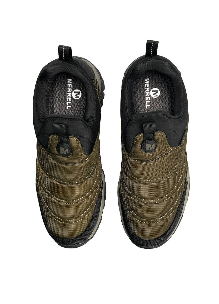 Хакі Осінні кросівки чоловічі merrell No Brand Nova Moc GTX Khaki