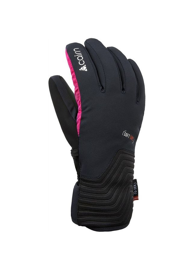 Перчатки женские Elena Черный-Розовый Cairn (278272495)
