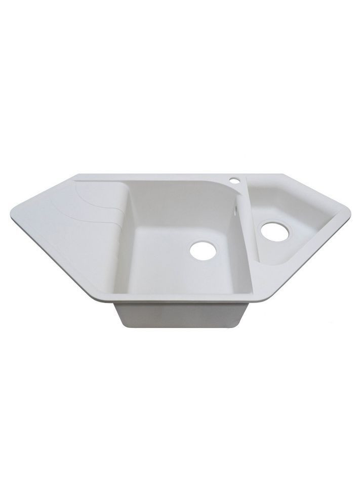 Кухонна мийка зі штучного каменю/кварцева 1000х500х225мм, трапеція SPIRIT Білий (344601000500) Adamant (371191444)