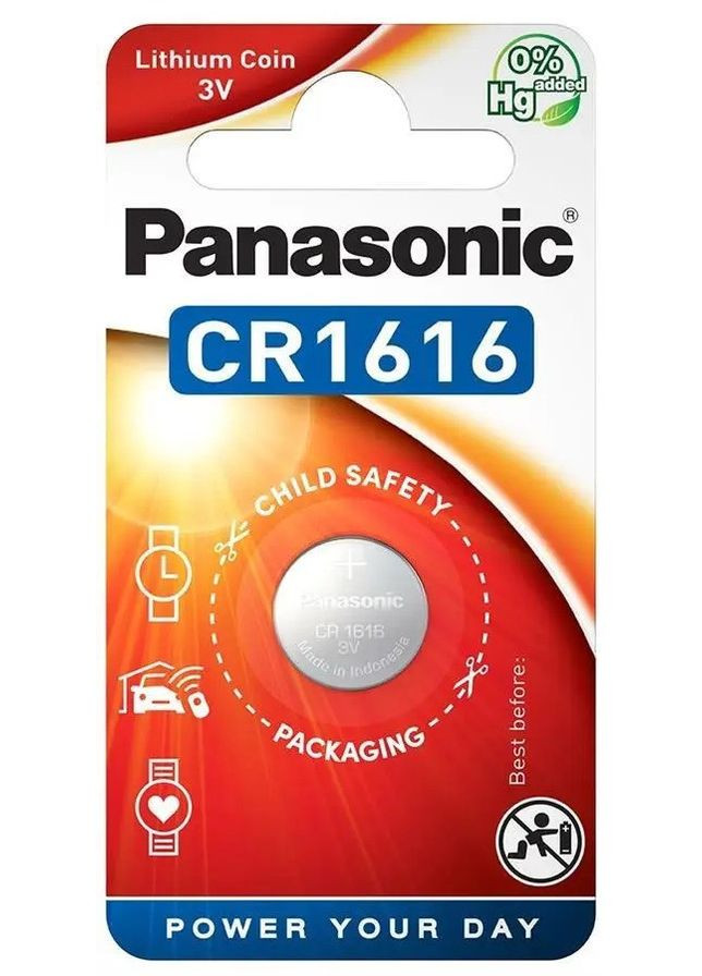 Дискова батарейка Lithium Cell 3V CR1616 Panasonic (370258875)