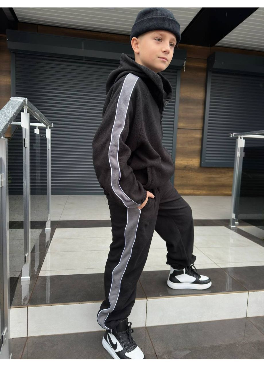 Флисовый подростковый костюм теплый долговечный материал No Brand (368525395)