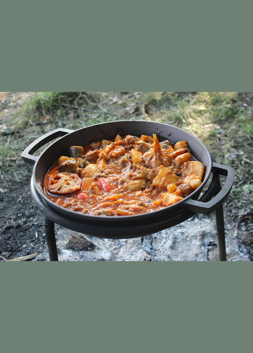 Сковорода чавунна Жаровня 340 х 70 мм Brizoll (322732379)