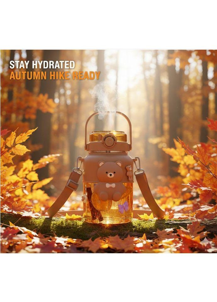 Креативна дитяча пляшка "Ведмедик". Коричнева No Brand (296101759)