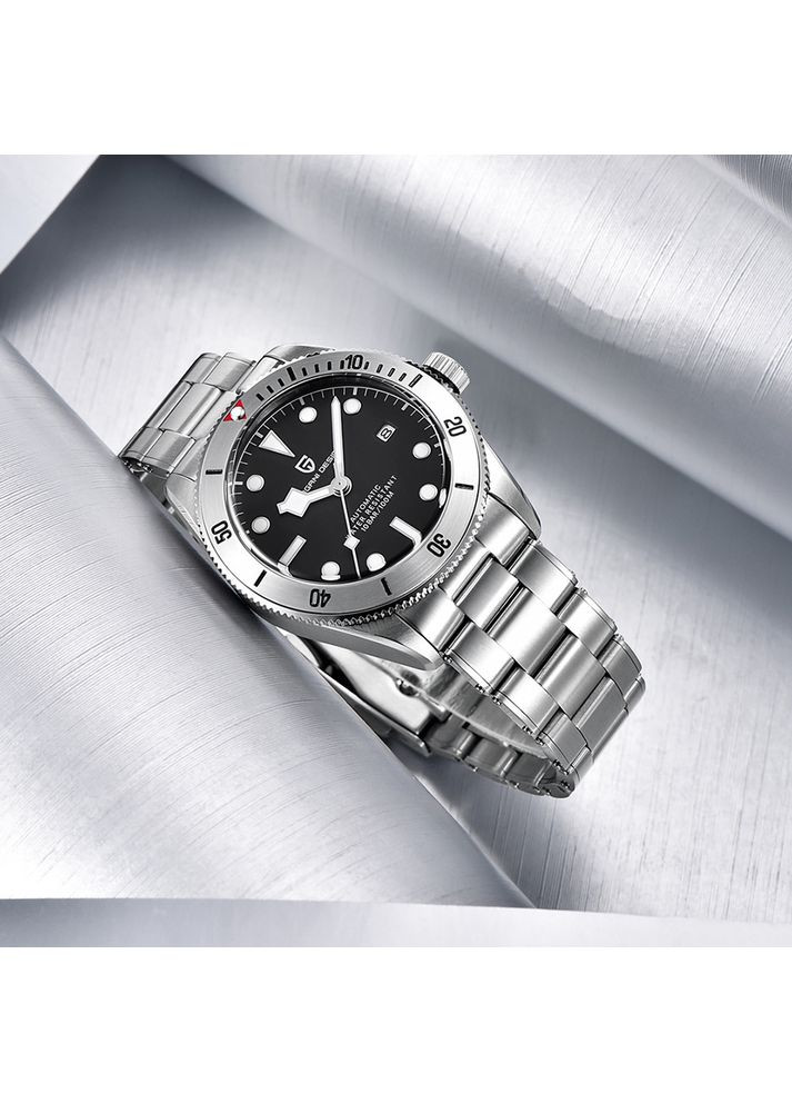 Чоловічий годинник Pagani Design 1709 Silver-Black PD (356173329)