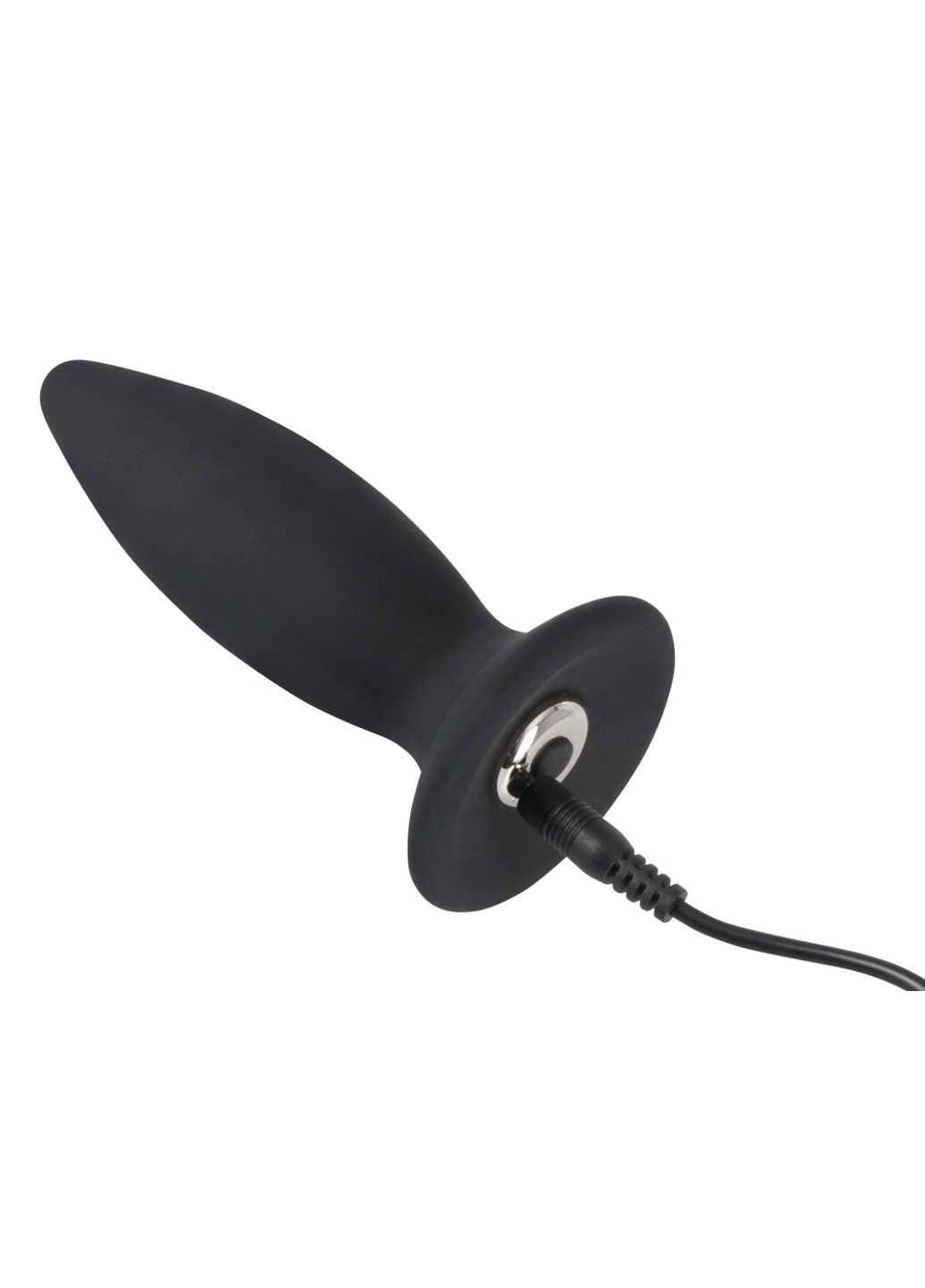 Силіконова анальна пробка з вібрацією (діаметр 3,3см) No Brand (283328580)