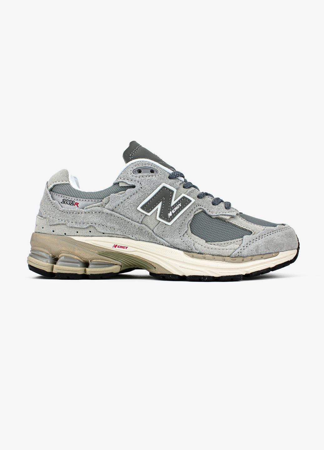 Сірі всесезон кросівки чоловічі і жіночі new balance 2002r protection pack gray | нью беланс 2002r сірі No Brand