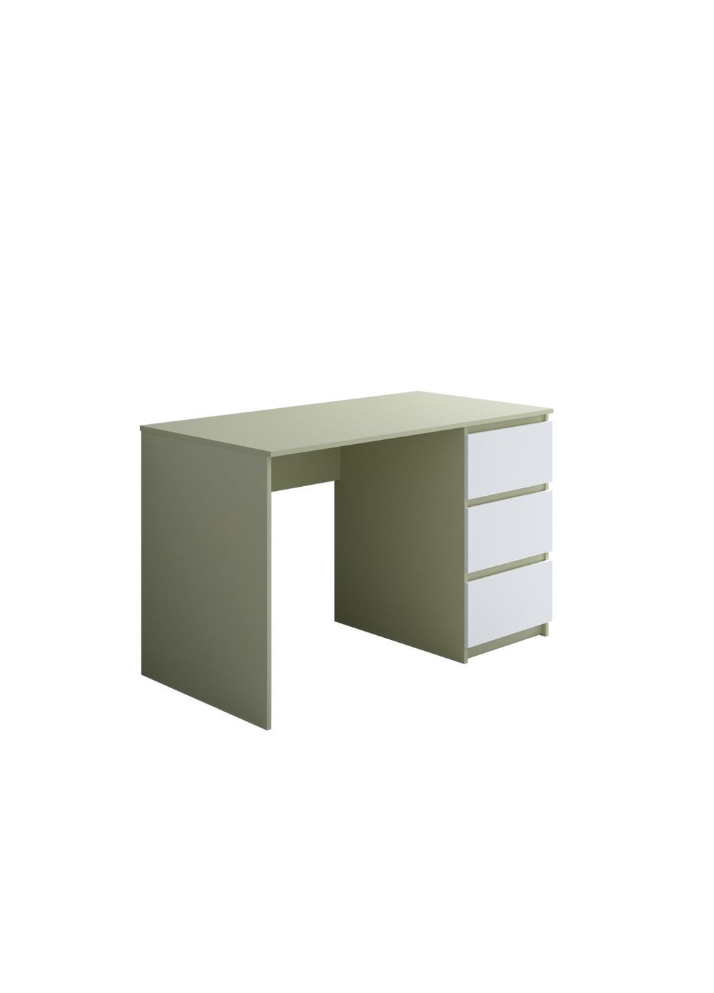 Письменный Стол на 3 ящика Kade-1 100х50х75 см Лемонграсс/белые фасады МОМЕБ (282936001)
