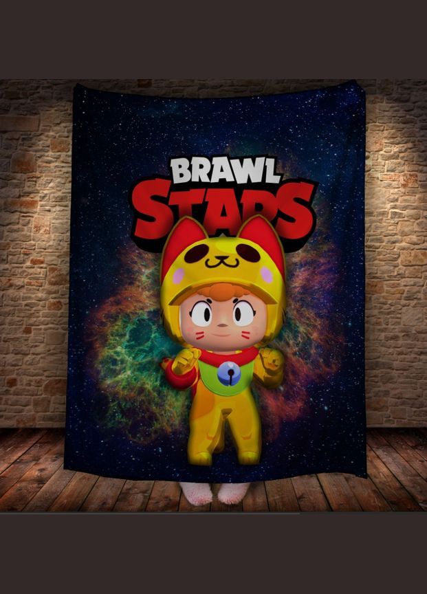 Плед з 3D принтом на тему Brawl Stars Герої Бравл Старс Перша Креативна мануфактура PERFECTUS Плед (301868599)
