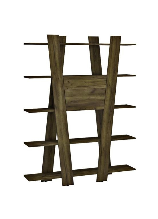 Стеллаж кухонный из дерева Эверли 5 мускат (СТА-518607) No Brand (327849606)