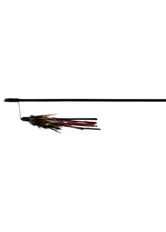 Вудка з пір'ям і шкіряними смужками 50 см Trixie (329033853)