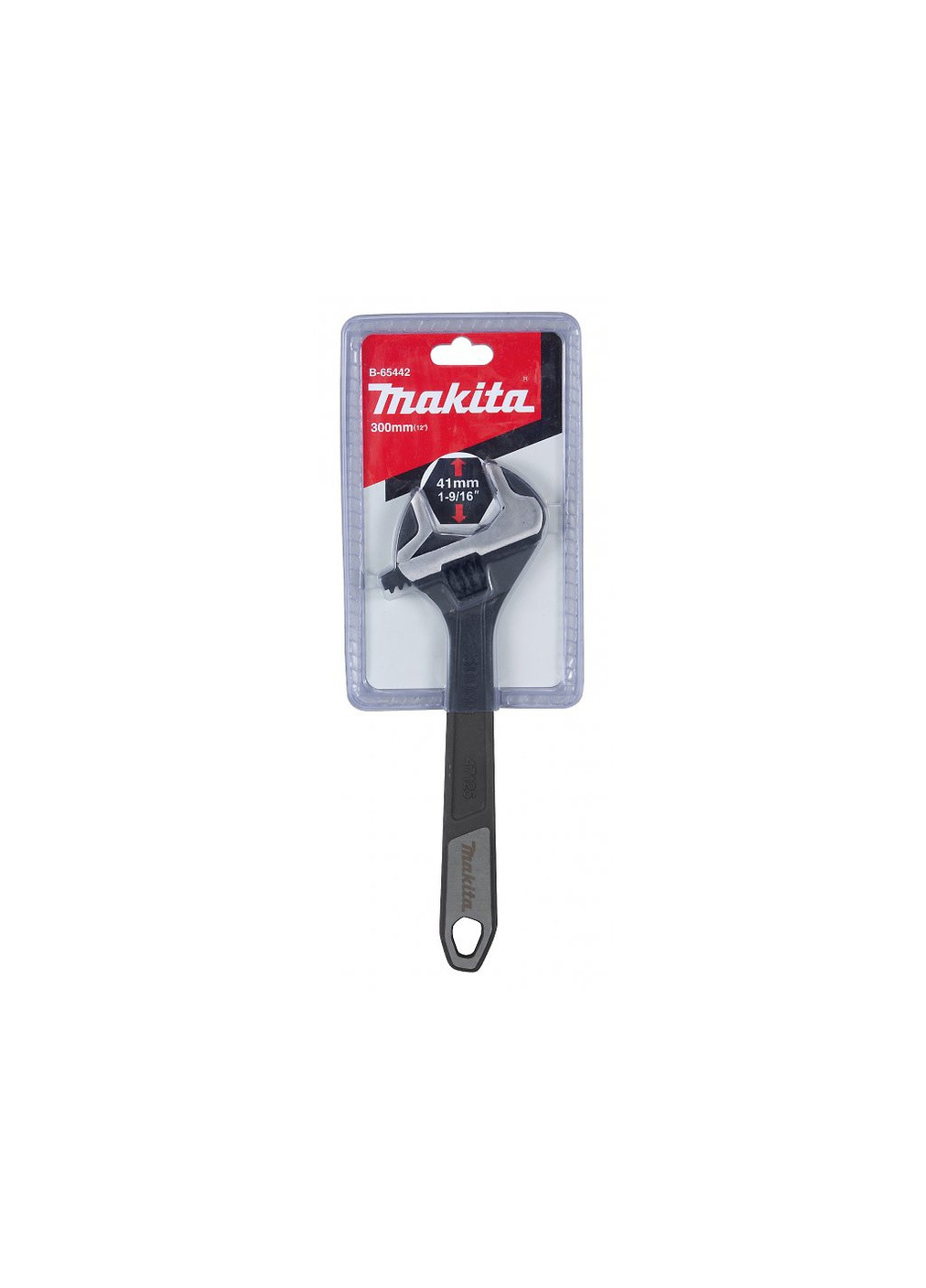 Розвідний Ключ B65442 (0-41 мм, 300 мм) гайковий ключ змінного розміру (6930) Makita (293511033)