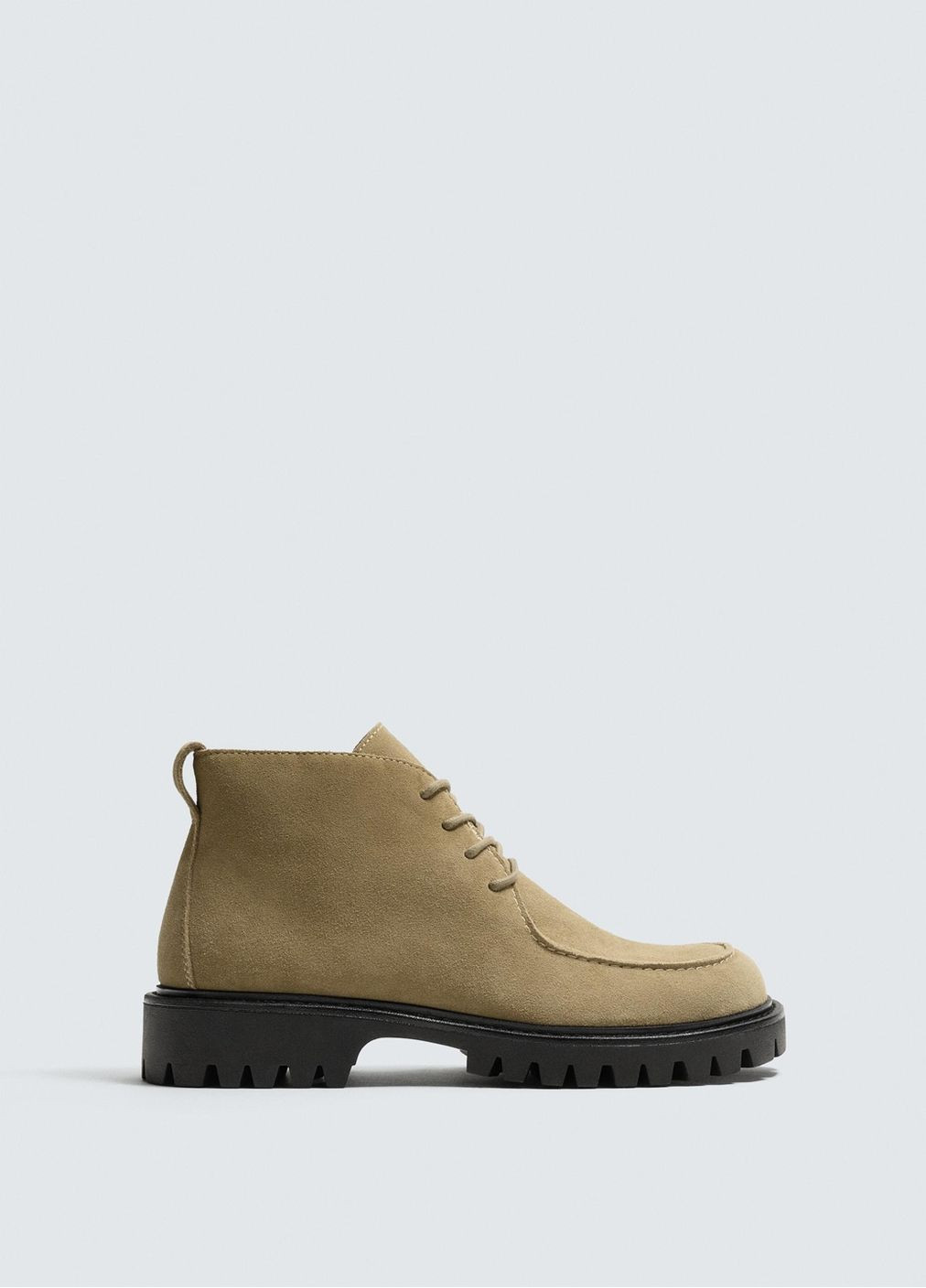 Бежевые осенние ботинки Zara
