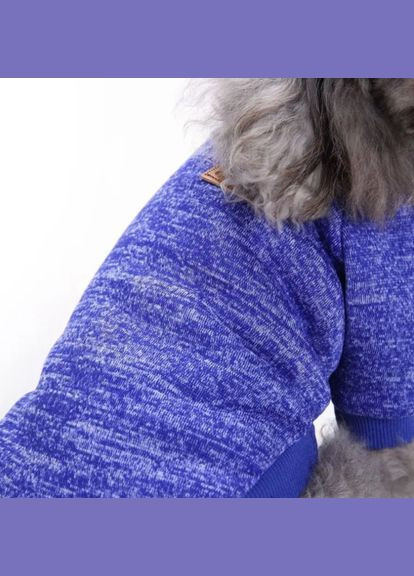 Кофта для собак та котів Navy Blue ряба синя A: 25 см B: 34 см C: 20 см S-7111 Ecotoys (276394196)