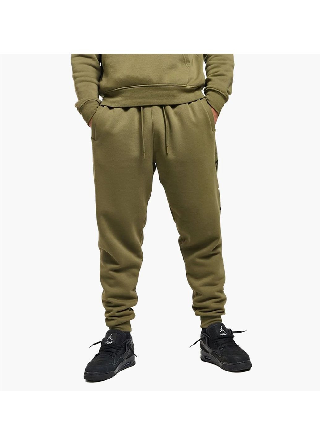 Штани чоловічі Ess Stretch Flc Olive Nike (365962532)