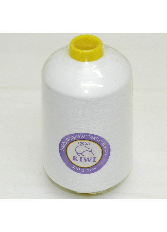 Текстурированные нити для оверлока 150D/1 (20.000м.), белые Plus-plus (352744711)