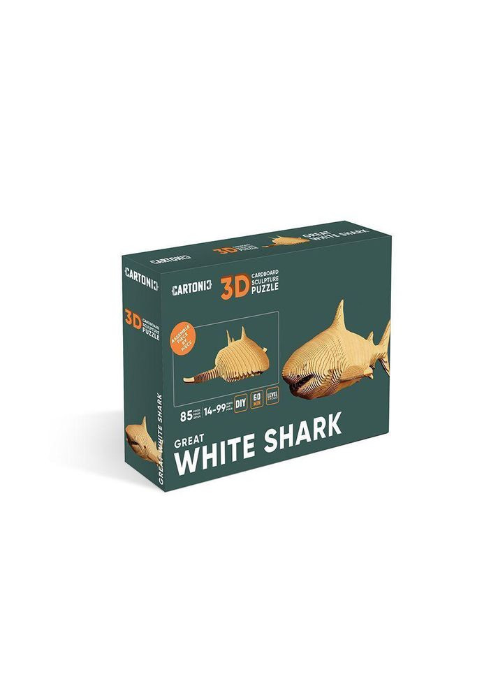 Картонний конструктор " 3D Puzzle SHARK" Cartonic (313103182)