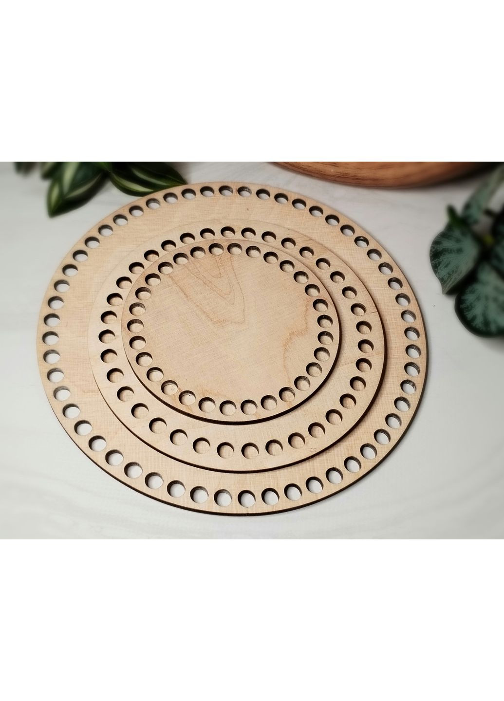 Донышко для корзин 10-30 см (Кругли) из дерева, фанеры МК1030 No Brand (361203421)