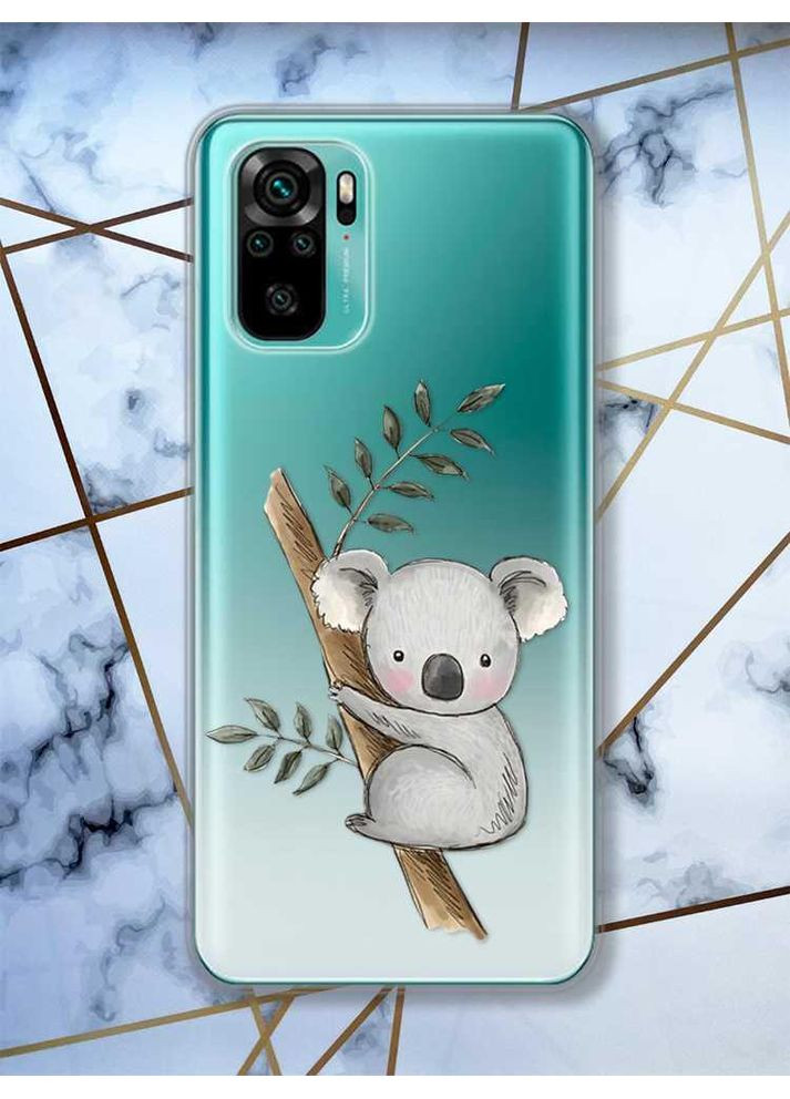 Прозорий чохол на Xiaomi Redmi Note 10 / Note 10s:: Коала (принт 132) Creative (359488342)