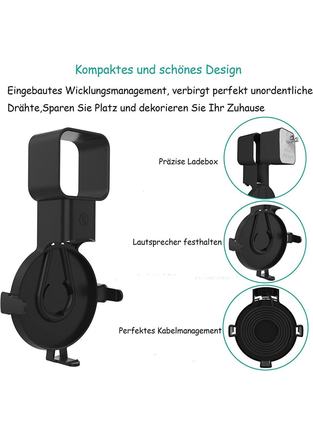 Настінне кріплення для Alexa Echo Dot 3 Hearear Peak E1 No Brand (363320392)