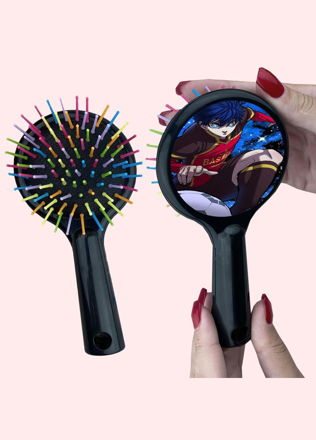 Расческа для волос Аниме Синяя тюрьма #0007 черный No Brand (315045927)