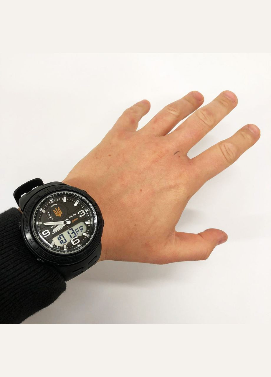 Годинник наручний чоловічий 5561/1655BKWT, спортивний, Чоловічий армійський водостійкий тактичний годинник Skmei (364665196)