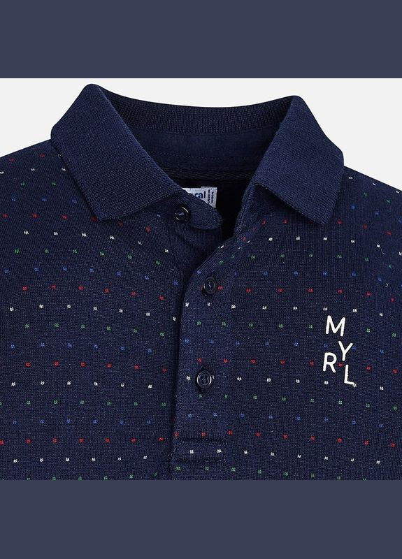 Синий лонгслив Mayoral