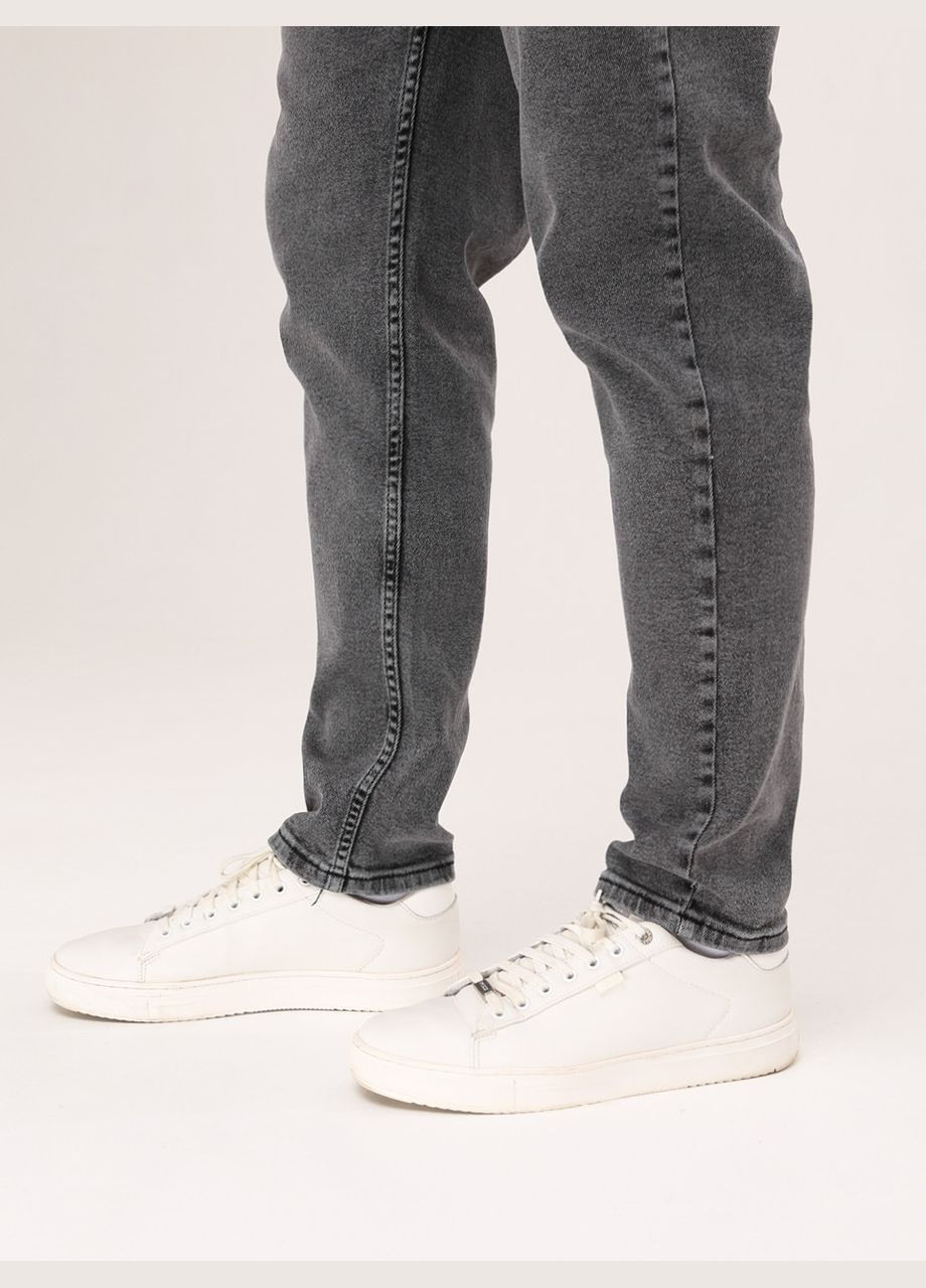 Джинси чоловічі сірі варені МОМ зі стрейчем JEANSclub MOM (292115352)