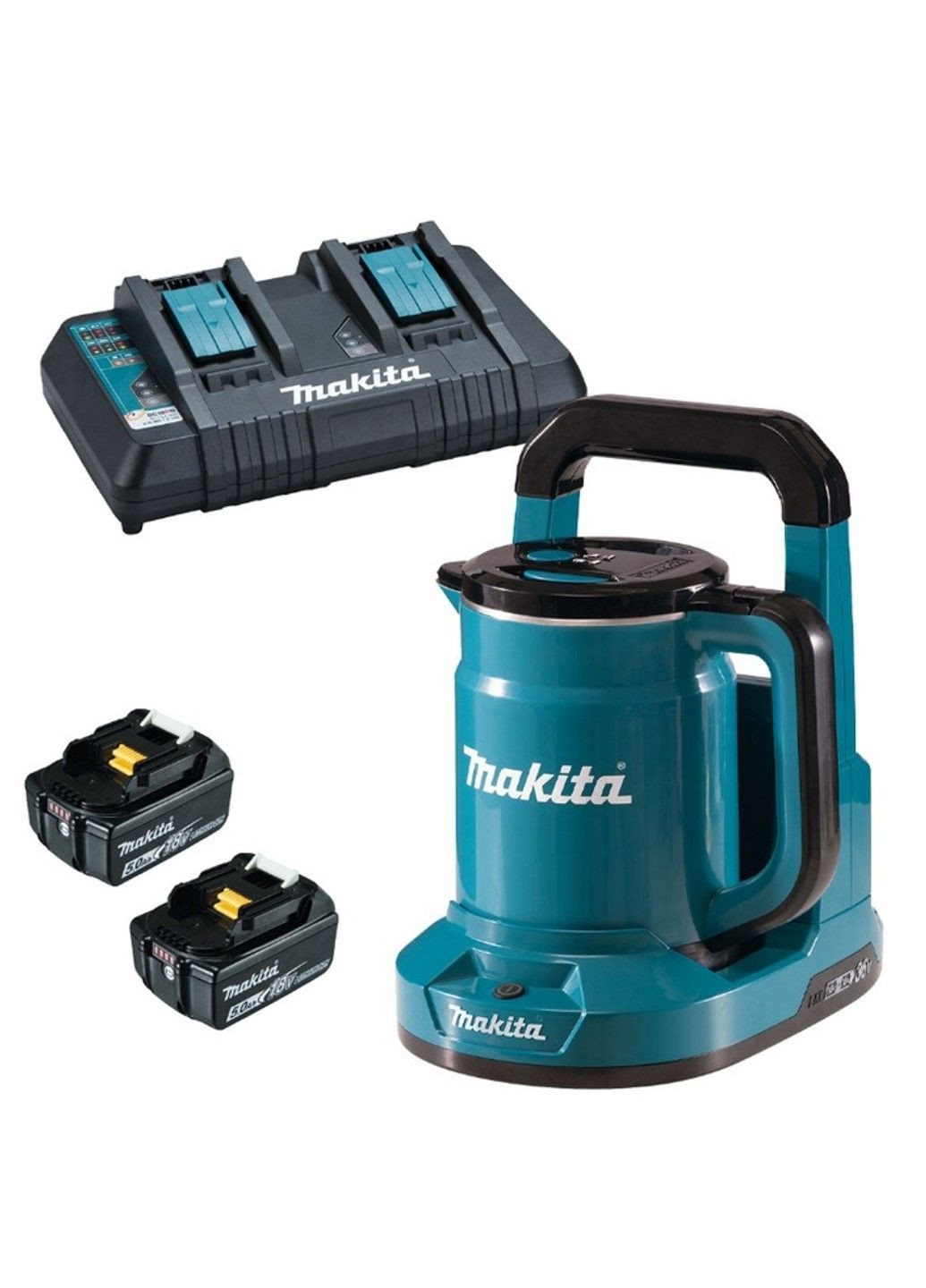 Чайник аккумуляторный DKT360 BEO2 (0.8 л, LXT, комплект) Makita (320603279)