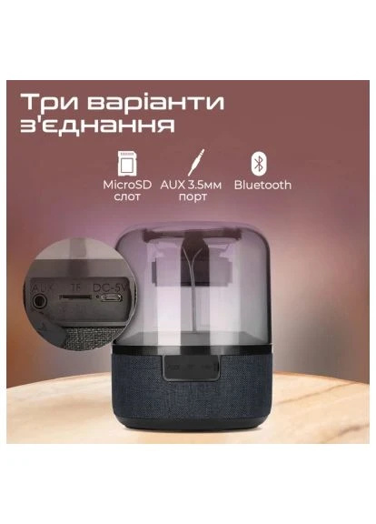Акустическая система (glitz-l.black) Promate Glitz-L Black (366258478)
