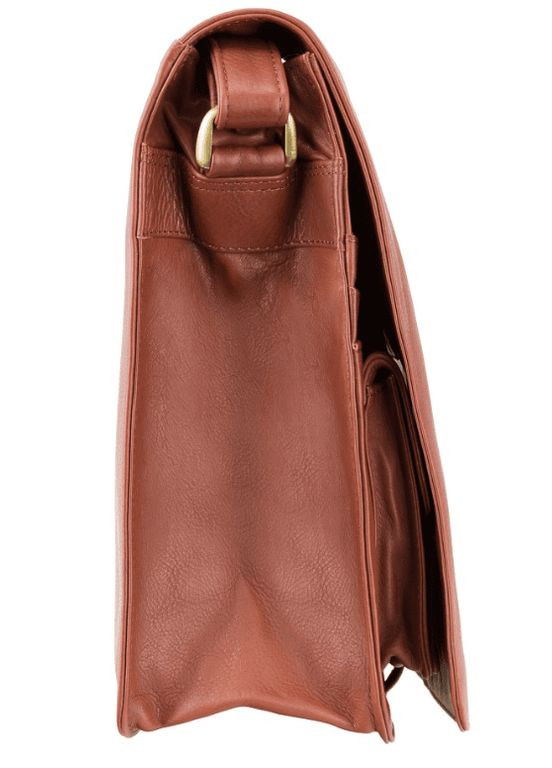 Кожаный мессенджер 753 BRN Tess Visconti (303831903)