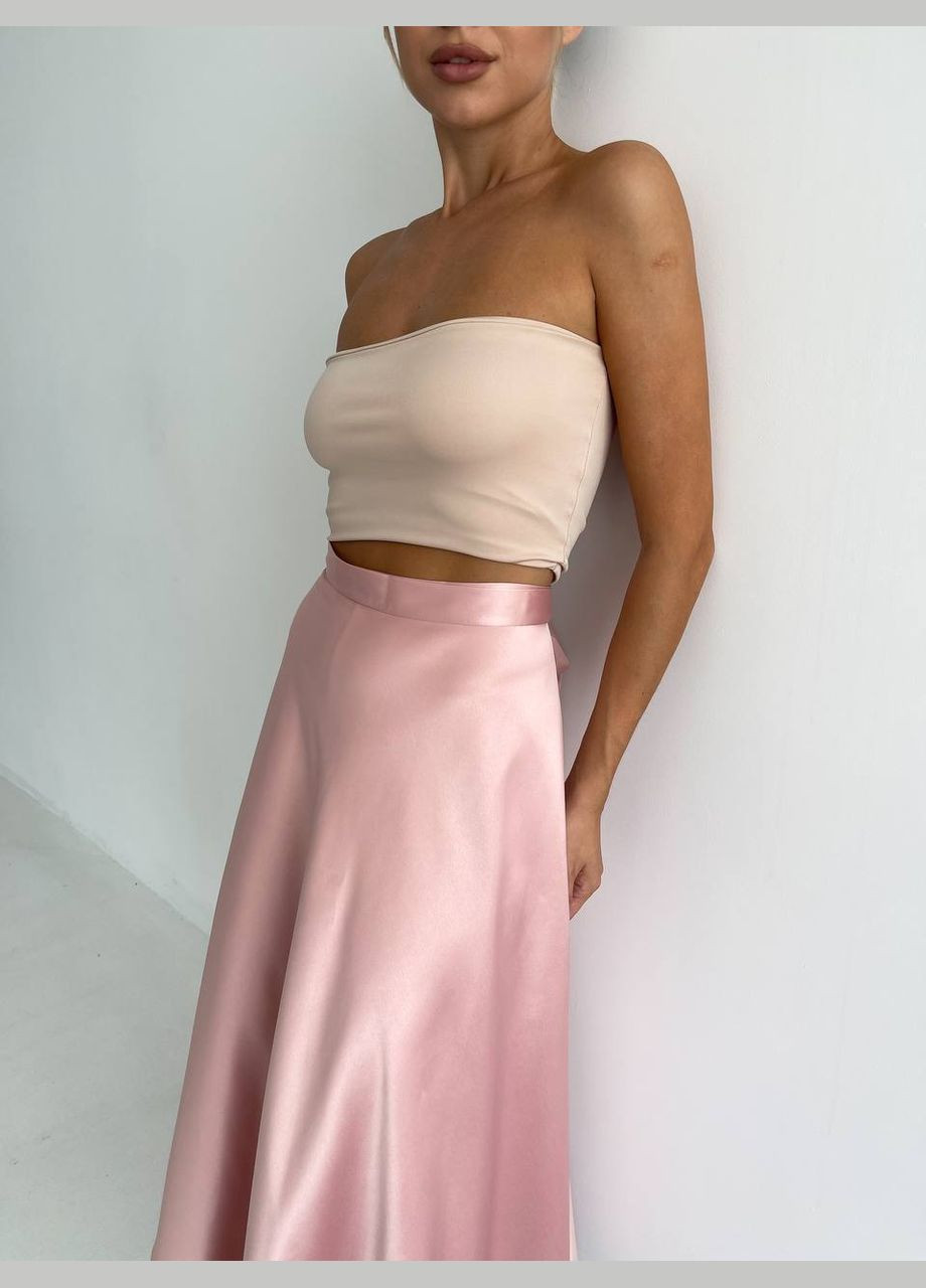 Сатинова спідниця міді на запах Україна (327880158)