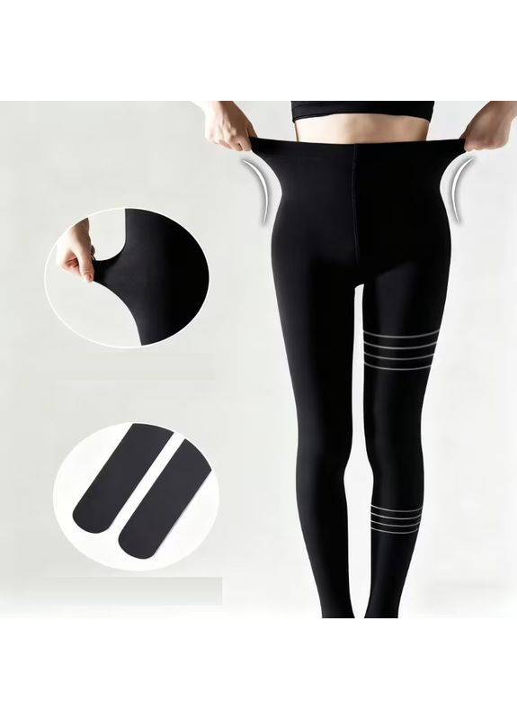 Женские термоколготки с флисовой подкладкой ХS-М No Brand (371689018)