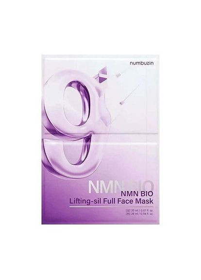 Маска лифтинг для контура лица No.9 NAD Bio Lifting Full Cover Facial Mask 1 шт Numbuzin (351903005)