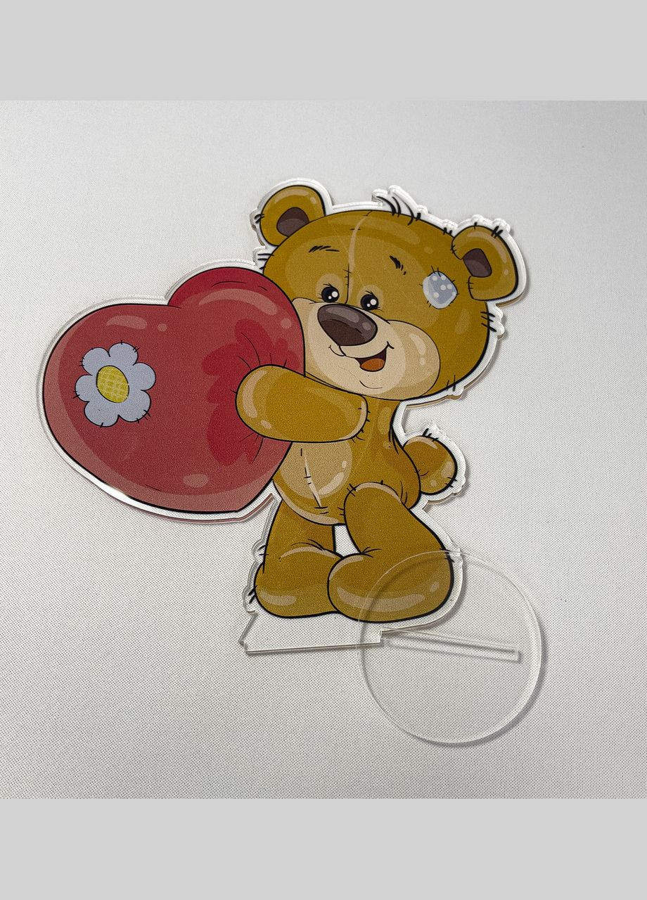 Акриловая коллекционная фигурка Love… Мишка Тедди 15 см No Brand (339618461)