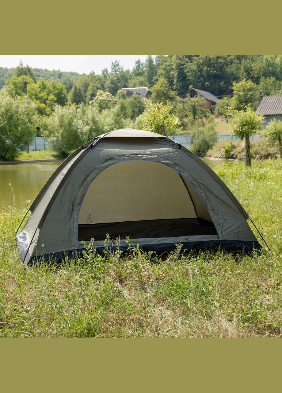 Палатка двухместная 200×150×120 (см) кемпинговая туристическая для рыбалки LU-025GR LUGI (353503878)