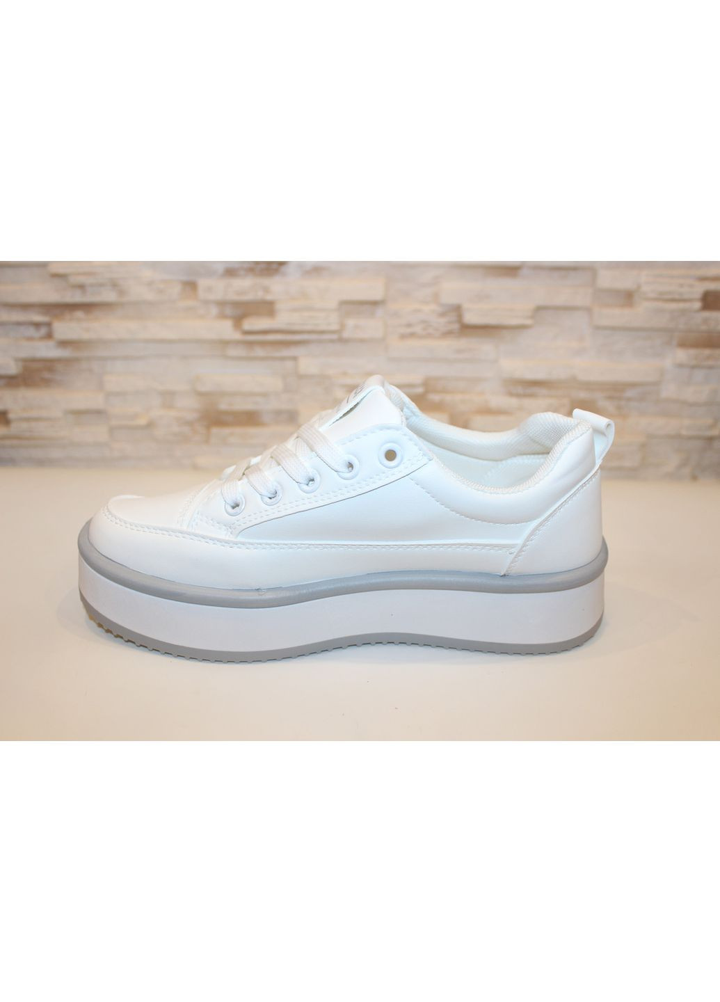 Кроссовки женские белые на шнуровке Loretta Кросівки жіночі белые демисезоны (360817668)