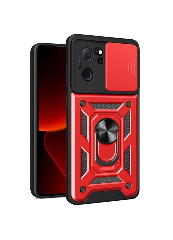 Ударостійкий чохол Camshield Serge Ring для Xiaomi 13T / 13T Pro Red No Brand (340063661)