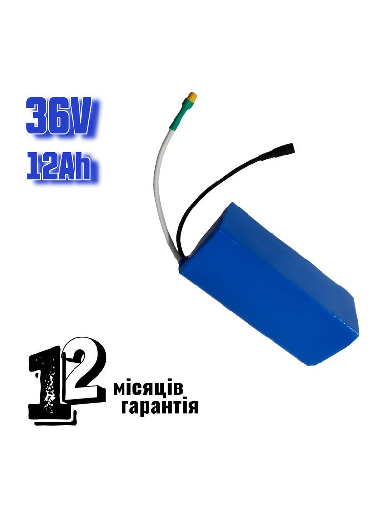 Аккумулятор 36V 12Ah Panasonic 18650 Li-ion для электровелосипеда в термоусадке Pulse (369733238)