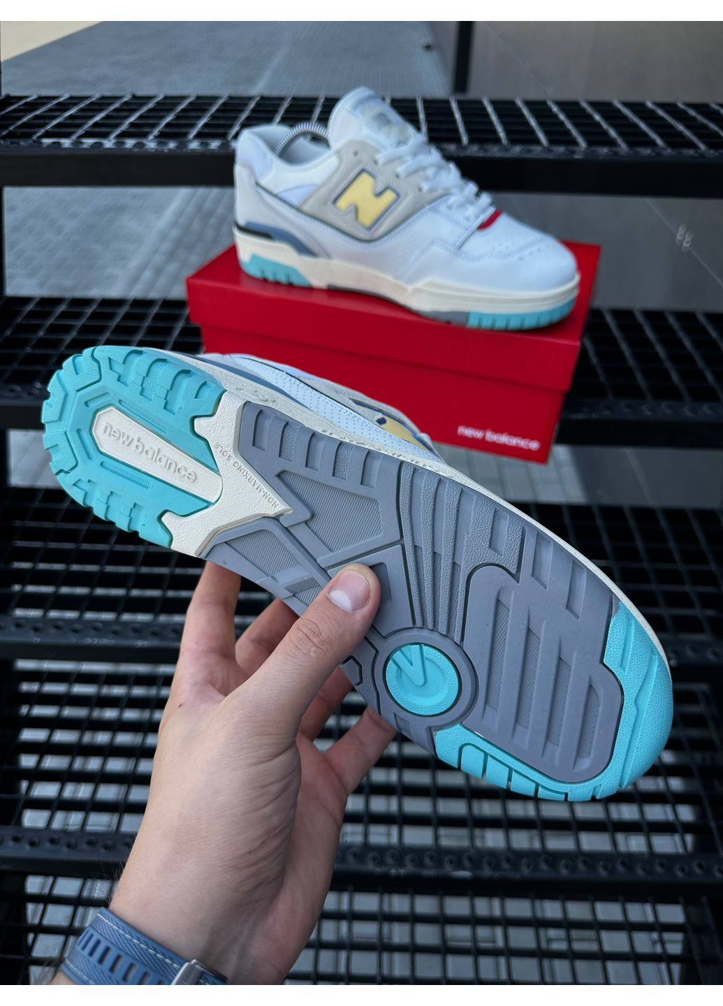 Белые демисезонные мужские кроссовки No Brand