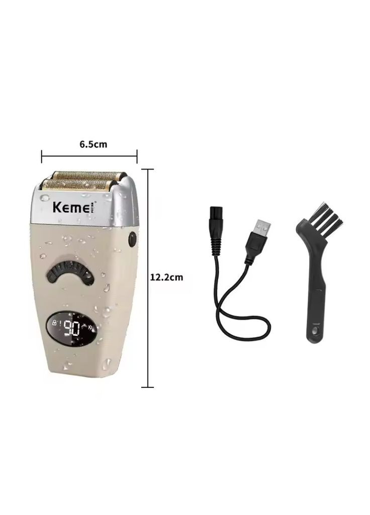 Профессиональная электробритва Шейвер Km-5856 с триммером и чехлом - Уход за телом Kemei (338427761)